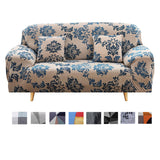 1 2 3 4 Seater Printed Black Sofa Cover Couch Slipcover, Elastic Stretch Armchair / Loveseat / Couch Sectional Sofa Slipcover Furniture with 1 Pillowcase Protector Dog Pet