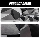 1 2 3 4 Seater Printed Black Sofa Cover Couch Slipcover, Elastic Stretch Armchair / Loveseat / Couch Sectional Sofa Slipcover Furniture with 1 Pillowcase Protector Dog Pet