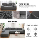 NEWEEN Sofa Cover Slipcover Stretch Elastic 1/2/3/4Seater Chair Loveseat Sofa Couch Furniture Protector Fit, Sofa Slipcover