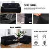 NEWEEN Sofa Cover Slipcover Stretch Elastic 1/2/3/4Seater Chair Loveseat Sofa Couch Furniture Protector Fit, Sofa Slipcover