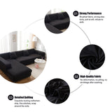 NEWEEN Sofa Cover Slipcover Stretch Elastic 1/2/3/4Seater Chair Loveseat Sofa Couch Furniture Protector Fit, Sofa Slipcover