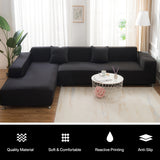 NEWEEN Sofa Cover Slipcover Stretch Elastic 1/2/3/4Seater Chair Loveseat Sofa Couch Furniture Protector Fit, Sofa Slipcover