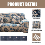 NEWEEN Sofa Cover High Stretch Elastic Fabric 1 2 3 Seater Sofa Slipcover Chair Loveseat Couch Cover Polyester Spandex Furniture Protector Cover with 1 Pillowcase (1 Seater, Checkerboard)