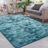 Debonair Super Soft Shaggy Rugs Fluffy Carpets 5x8 Feet Indoor Modern Plush Area Rugs for Living Room Bedroom Kids Room Nursery Home Decor Upgrade Anti-Skid Rectangular Fuzzy Rug, Dark Grey