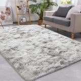 Debonair Super Soft Shaggy Rugs Fluffy Carpets 5x8 Feet Indoor Modern Plush Area Rugs for Living Room Bedroom Kids Room Nursery Home Decor Upgrade Anti-Skid Rectangular Fuzzy Rug, Dark Grey