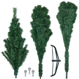 8ft Christmas Tree 1138 Branches Artificial Tree with Metal Stand, Indoor Outdoor Christmas trees Green