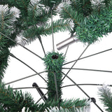 8ft Christmas Tree 1138 Branches Artificial Tree with Metal Stand, Indoor Outdoor Christmas trees Green