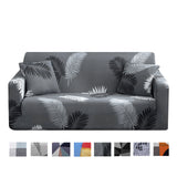 1 2 3 4 Seater Printed Black Sofa Cover Couch Slipcover, Elastic Stretch Armchair / Loveseat / Couch Sectional Sofa Slipcover Furniture with 1 Pillowcase Protector Dog Pet